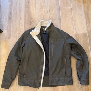 Kuhl Men's Dark Green Jacket with Sherpa Lining